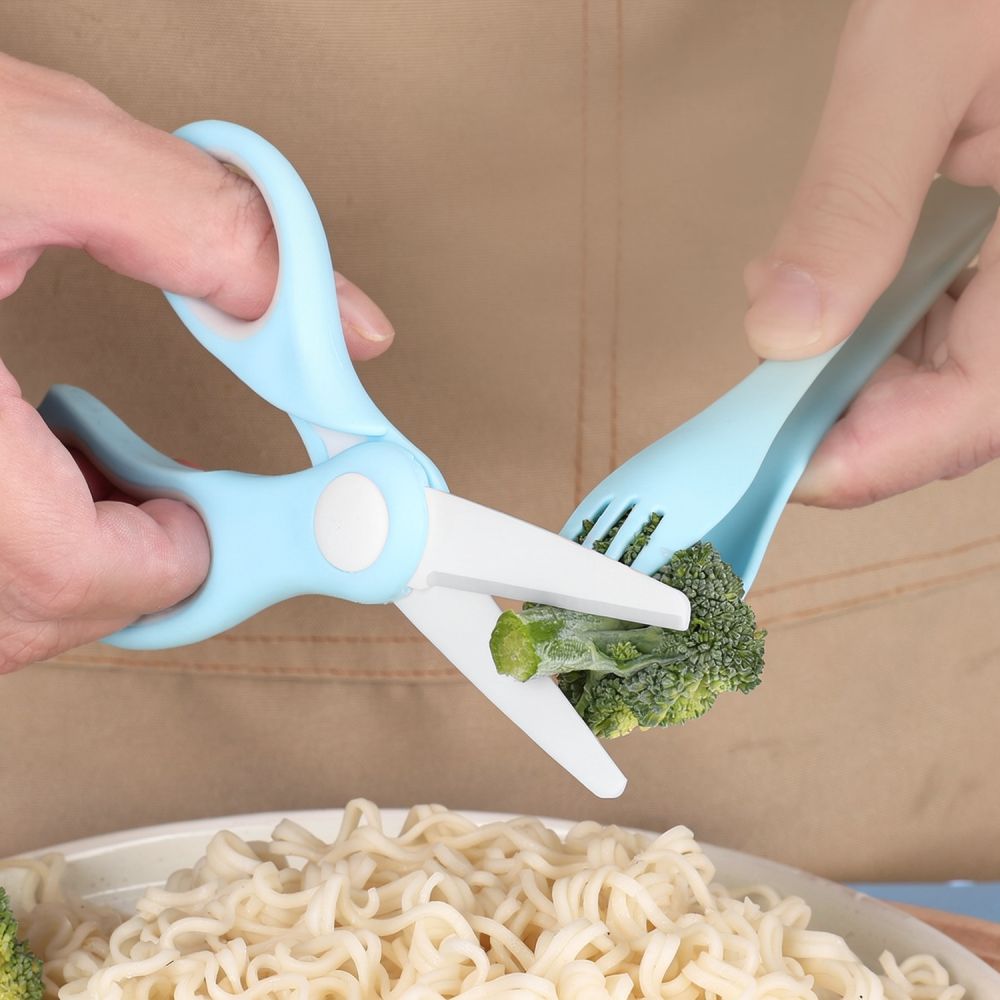 مقص سيراميك لطيف وسهل التنظيف، - مراجعة Baby Food Scissors وسعره