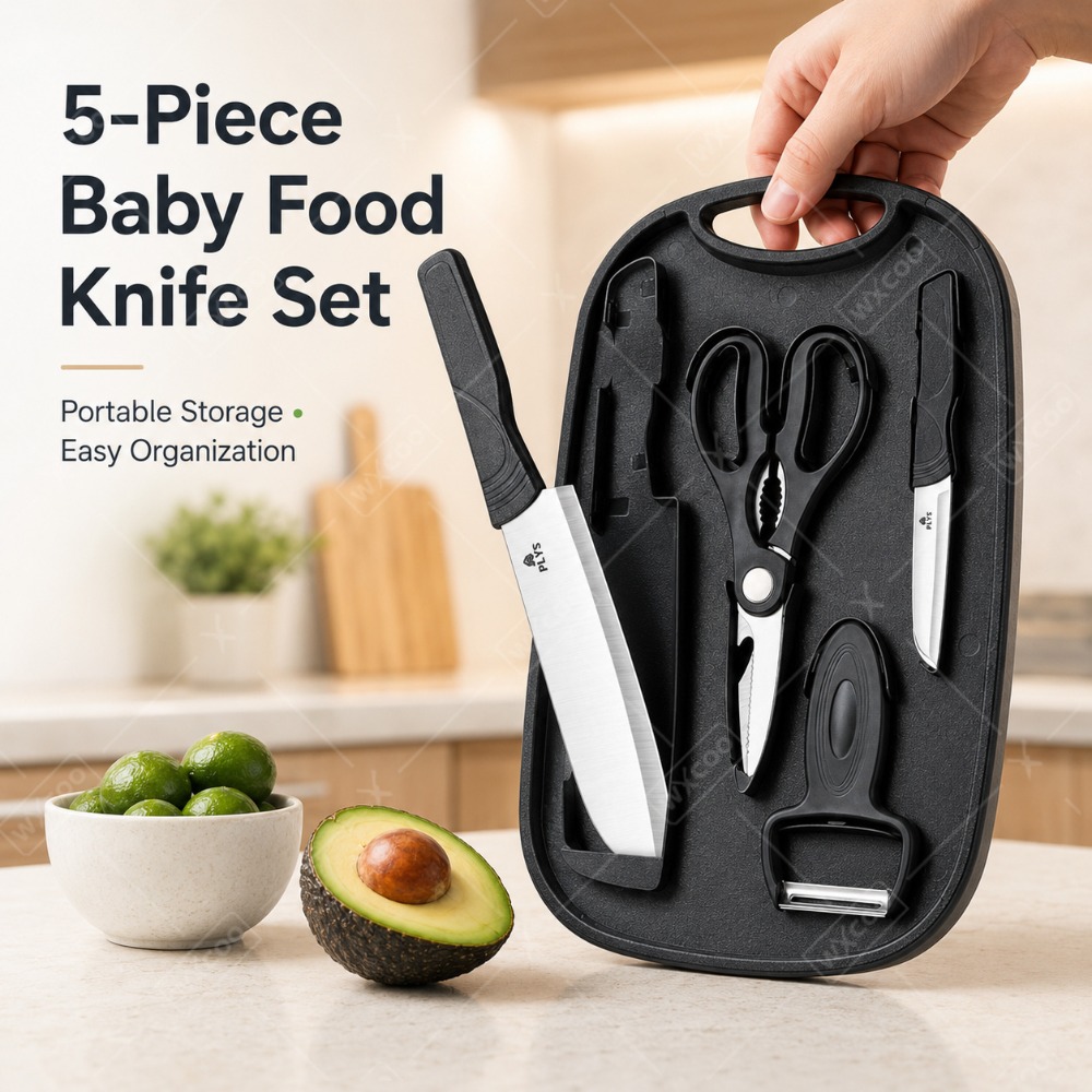 مجموعة أدوات تحضير طعام الأطفا - مراجعة Baby Food Scissors وسعره