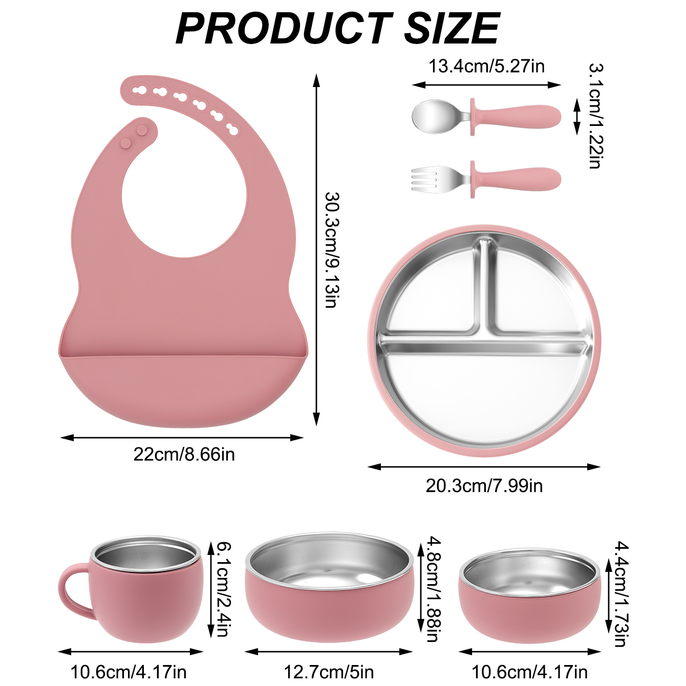 7 قطعة الفولاذ المقاوم للصدأ أ - مراجعة Baby Food Menu وسعره