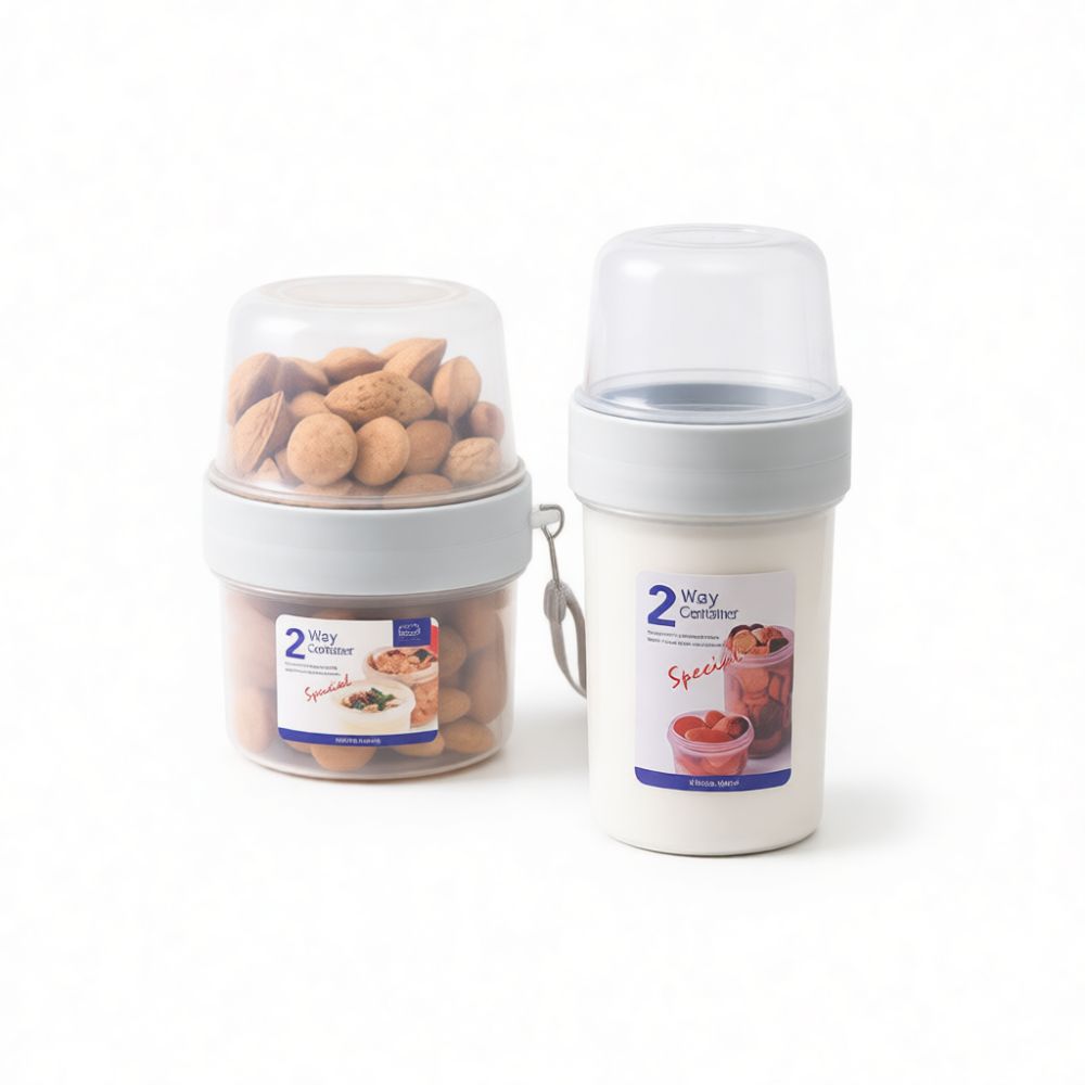 صندوق تخزين محمول مزدوج الطبقا - مراجعة Baby Food Jars With Lids وسعره