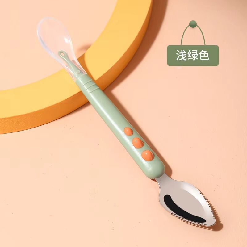ملعقة أطفال مزدوجة الرأس من ال - مراجعة Baby Food Menu وسعره